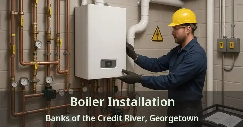Boiler Installation Banks of the Credit River, Georgetown - ON