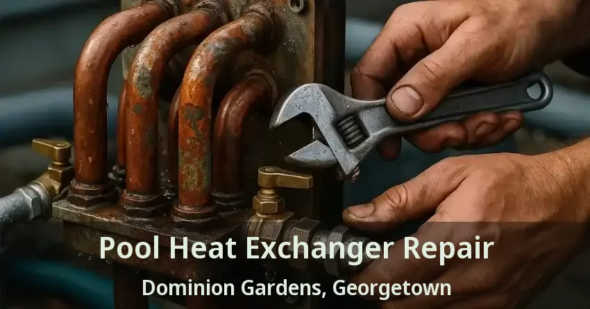 Pool Heat Exchanger Repair Dominion Gardens, Georgetown - ON