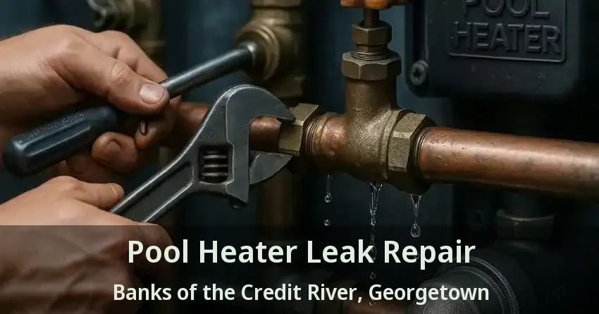 Pool Heater Leak Repair Banks of the Credit River, Georgetown - ON