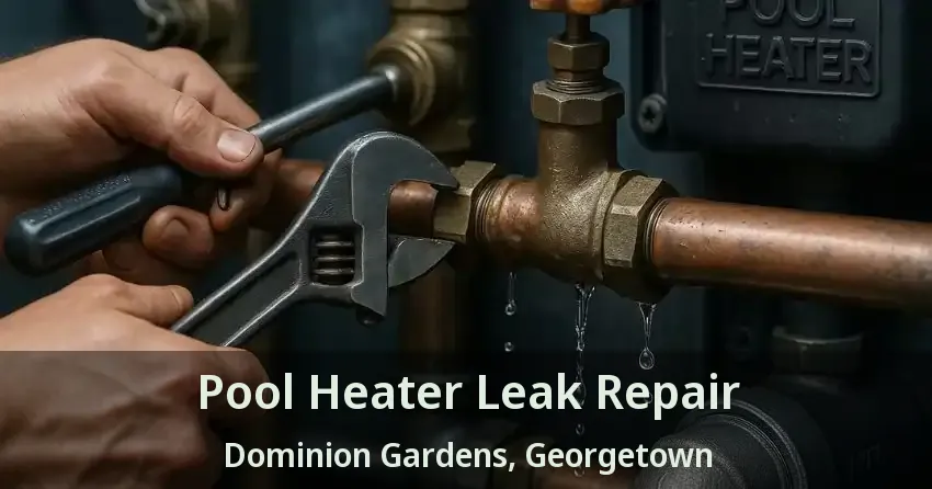 Pool Heater Leak Repair Dominion Gardens, Georgetown - ON